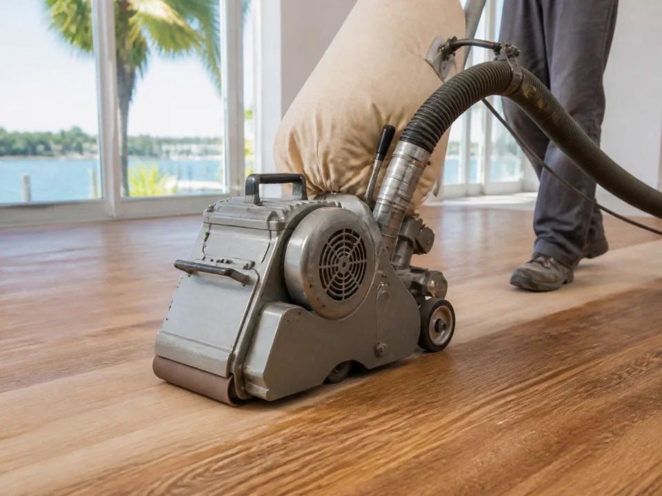 Floor refinishing