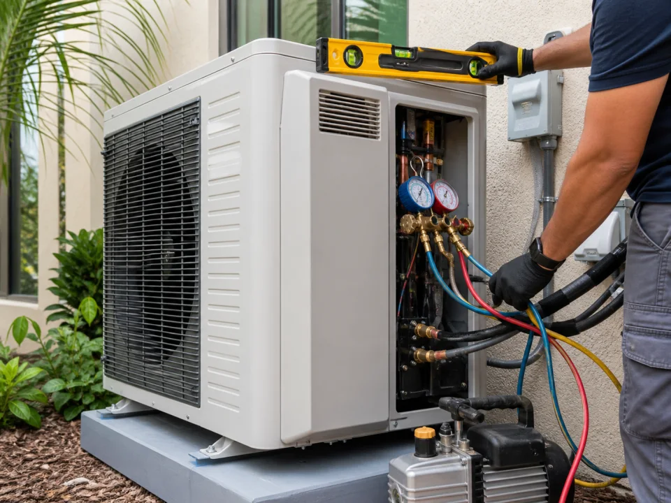 Heat pump installation