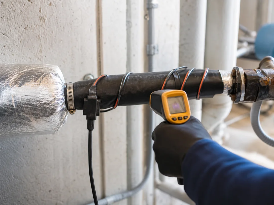Frozen pipe thawing