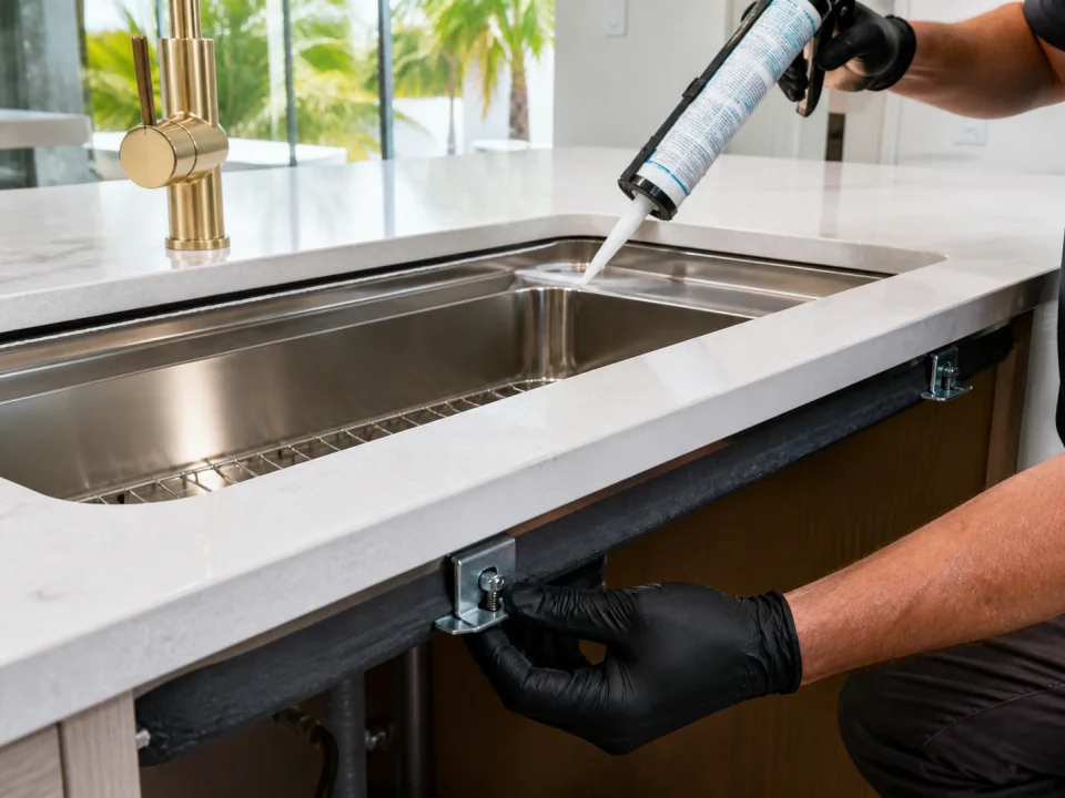 Sink installation