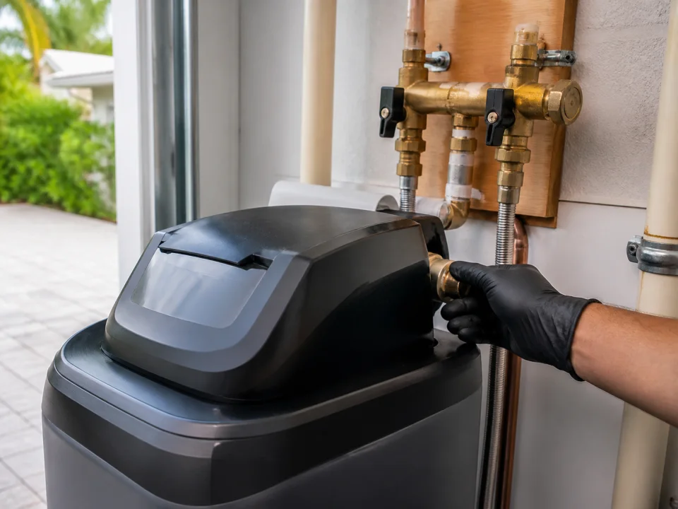 Water softener installation