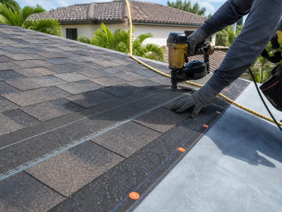 Shingle roof installation