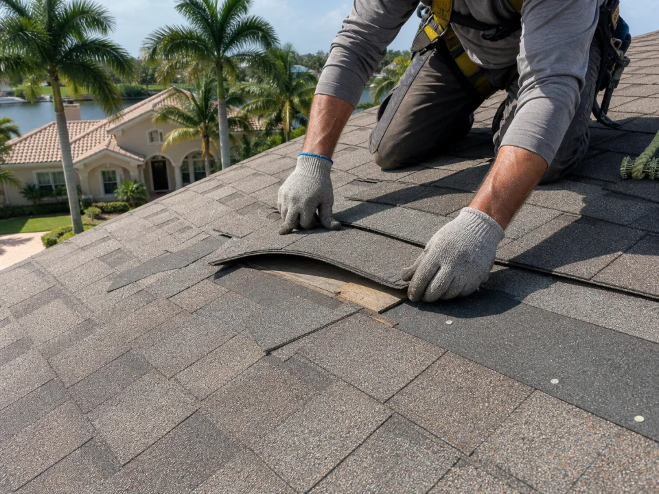 Storm damage repair
