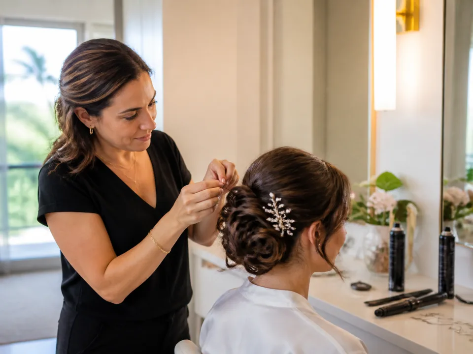 Blow-dry and updos