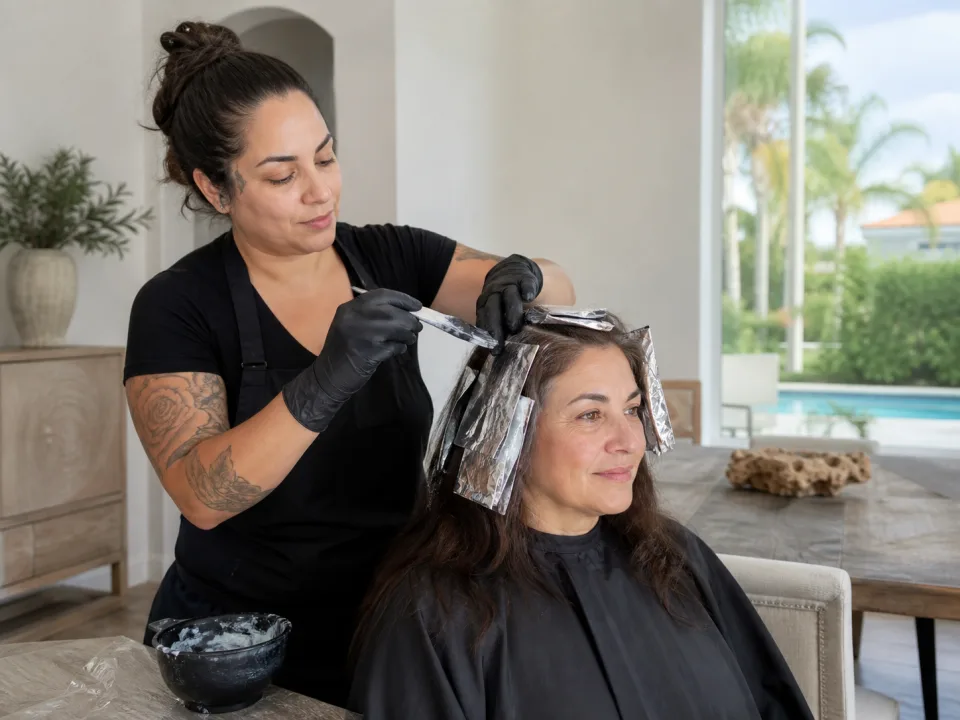 Hair coloring
