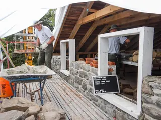 Window frame installation