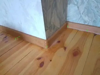 Baseboard/quarter round repair