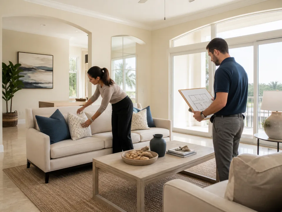 Home staging assistance